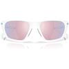 Oakley Lenti Solari 0OO9431 Uomo Lateralis Iniettato Rettangle Matte White 60, Bianco opaco, 60