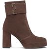 Nero Giardini I308221D Tronchetti Donna in Camoscio - Castagno 36 EU