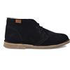 PAYMA - Stivali Stivaletti Safari Deserto in Pelle per Uomo e Donna. Fatto in Spagna. Scarpa Chukka in Crosta di Pelle Sport. Chiusura con Lacci. Suola in Gomma. Colore: Blu Navy, Taglia: EU 42