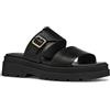 Geox D ADACTER S A - Sandalo Piatto Donna, Black,