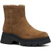 Geox D Pluette, Stivale alla Caviglia Donna, Fango, 38 EU