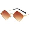 Generic Occhiali Da Sole A Rombo For Le Vacanze Da Uomo E Da Donna Occhiali Da Sole In Metallo Con Tendenza Al Pendolarismo Fotografico(Brown)