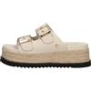Cult Sandalo Donna Pelle Doja 4515 Sandal W Leather White CLW451501 Scarpe con Platform PE25 Bianco 40