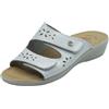 Fly Flot Bellona, Pantofole Donna in Microfibra Elasticizzata, con Strappo Regolabile, Sottopiede Antishock, Sandali, Bianco, 39 EU