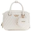 GUESS borsetta borsa a tracolla Atabey Box Satchel Cream White avorio