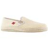 Andrés Machado - Mocassini Unisex per Donna e Uomo - AM500 - per L'Estate - Slippers - in Lino con Suola in Gomma Antiscivolo - Beige retato, EU 47