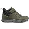 Geox J Flexyper Boy B Abx, Stivaletti Bambini e ragazzi, Dk Green Black, 37 EU