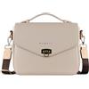 bugatti Ella Classic Bag da donna, borsa a tracolla in pelle sintetica, borsa a mano, beige