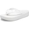 Crocs Donna Classic Platform Flip W Infradito, White, 42/43 EU