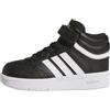 adidas Unisex - Bimbi 0-24 Hoops 4.0 Mid Shoes, Core Black/Cloud White/Core Black, 22 EU