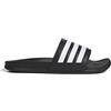adidas Unisex - Adulto Adilette Comfort Slides, Core Black / Cloud White, 39 EU