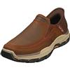 Skechers Respected-Elgin 204810, Mocassino Uomo, Marrone, 46 EU