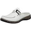 Rieker 46393 Zoccoli Donna, Bianco (Bianco / 80), 39 EU