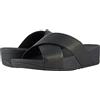 Fitflop Lulu Cross Slide Infradito, Donna, Nero, 40 EU (6.5 UK)