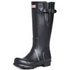 HUNTER Regolabile lateralmente, Stivali in Gomma Unisex-Adulto, Nero, 44 EU Larga