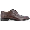 Melluso Uomo Stringata Elegante in Pelle Marrone