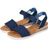 Skechers Sandali da Donna Desert Kiss-Adobe Princess, Navy, 39.5 EU