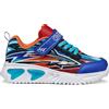 Geox J Assister Boy B Sneaker, Royal/Orange, 32 EU