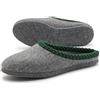 Pantoffelmann pantofole in feltro con bordo | Taglie 36-51 | Pantofole traspiranti e comode con suola spessa in feltro | Per donna e uomo