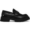 Windsor Smith Mocassini Grossi con Piattaforma in Pelle Nera da Donna Windsorsmith - Trono