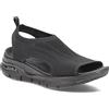 Skechers Arch Fit City Catch Donna Sandali, Black Knit, 39 EU