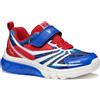Geox J CIBERDRON Boy H - Scarpe da Ginnastica Bambino, Royal/Red,