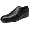 Bruno Marc Oxford Eleganti con Soletta Lattice | Suola in TPR antiscivolo e tomaia in PU lucida per un look raffinato che dura tutto il giorno