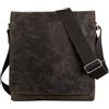 Strellson Richmond Messenger MV 4010001164, Borsa Messenger Uomo, Marrone (Braun (dark brown 702)), 30 x 31 x 8 cm (L x A x P)