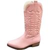 Toocool - Stivali Donna Texani Cowboy Western camperos Scarpe Inverno 2C8X9003 [40,ML155 Rosa]