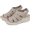 Skechers Pier-Lite-Memory Maker, Sandali con Zeppa Donna, Marrone, 36 EU