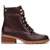 PIKOLINOS Medina Stivaletti con tacco da donna | Pelle | Chiusura con lacci e cerniera | Tacco medio | Taglia UK 2-8, Caoba, 8.5-9