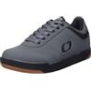 O'NEAL | Scarpe da Mountain Bike | MTB Downhill Freeride | Vegan | Massimo Equilibrio tra aderenza e Posizionamento del Piede, Traspirante | Pompe Flat V.22 Shoe | Adulto | Grigio Nero | Taglia 41