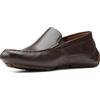 Clarks Markman Plain, Mocassini Uomo, Pelle Nera, 44 EU
