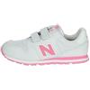 New Balance 500 Hook & Loop, Scarpe da Ginnastica, Grey, 36 EU