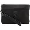 Blauer HT Borsa uomo Blauer pochette clutch in nylon nero BS26BU23 S6PIATNYL01/GLI Dimensioni borsa: PICCOLA