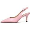 CHMILE CHAU Scarpe Tacchi Sandali Donna-Elegante Stiletto Donna-Stiletto-Sexy Tacco a spillo-Punta Chiusa-Festa-Lusso Moda Flangia Posteriore 39-CHC-19, 56 Rosa L, 38 EU