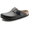 Birkenstock 551253 Arizona SFB black, Birko Flor sandalo Uomo, Black EU 43