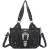 Angel Kiss Borsa Donna Pelle PU Borsa a Mano Tracolla Elegante Tote Bag Media Impermeabile Molte Tasche Scomparti, per lavoro, quotidiano, Shopper, vita, Natale e festa ect