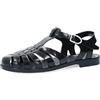 Andrés Machado AM188 - Sandali in PVC con Fibbia - Sandali Estivi Unisex - Donna e Uomo - Colore nero EU 38