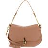 Coccinelle Pelle borsa a tracolla Magie Soft Shoulderbag Grained Leather Skin marrone chiaro