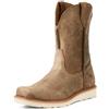 Ariat Men's Rambler Recon Square Toe Work Boot, Brown Bomber, 12 E US