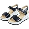 STRAPPO SOFT Sandali Donna Platform Comodi Estivi con Doppio Strappo Regolabile Scarpe Casual Traspiranti Antiscivolo Nero 38