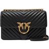 Pinko Love One Classic Dc Sheep Napp, LOVE ONE CLASSIC DC SHEEP NAPP Donna, Z99q_nero-antique Gold, Taglia unica