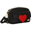 Camomilla Milano Borsa a Tracolla Donna, Similpelle, Collezione Love Bag, Colore Nero