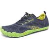 SAGUARO Scarpe Barefoot Minimaliste Uomo Donna Traspiranti Scarpe da Scogli Comode Leggere Scarpette Multisport per Trekking Trail Running Sport Acquatici Palestra, Blu 45 EU