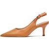 CHMILE CHAU Scarpe Tacchi Sandali Donna-Elegante Stiletto Donna-Stiletto-Sexy Tacco a spillo-Punta Chiusa-Festa-Lusso Moda Flangia Posteriore 39-CHC-19, 46 Cammello B, 41 EU