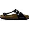 GRÜNLAND il benessere è naturale Grunland CC4015 Sara Ciabatta Sandalo in Sughero Naturale Donna (Nero, numeric_36)