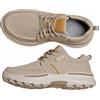 POFH Scarpe Uomo Slip-On Ortopediche, Casual, Pianta Larga, Stile Passeggio(Beige,46 EU)