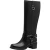 MARCO TOZZI stivali alti al ginocchio da donna con tacco a blocco color nero (black) 40 EU