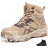 CYKYGGO Scarpe Antinfortunistiche Uomo Alte S3 ESD Impermeabili Donna Beige EU 40